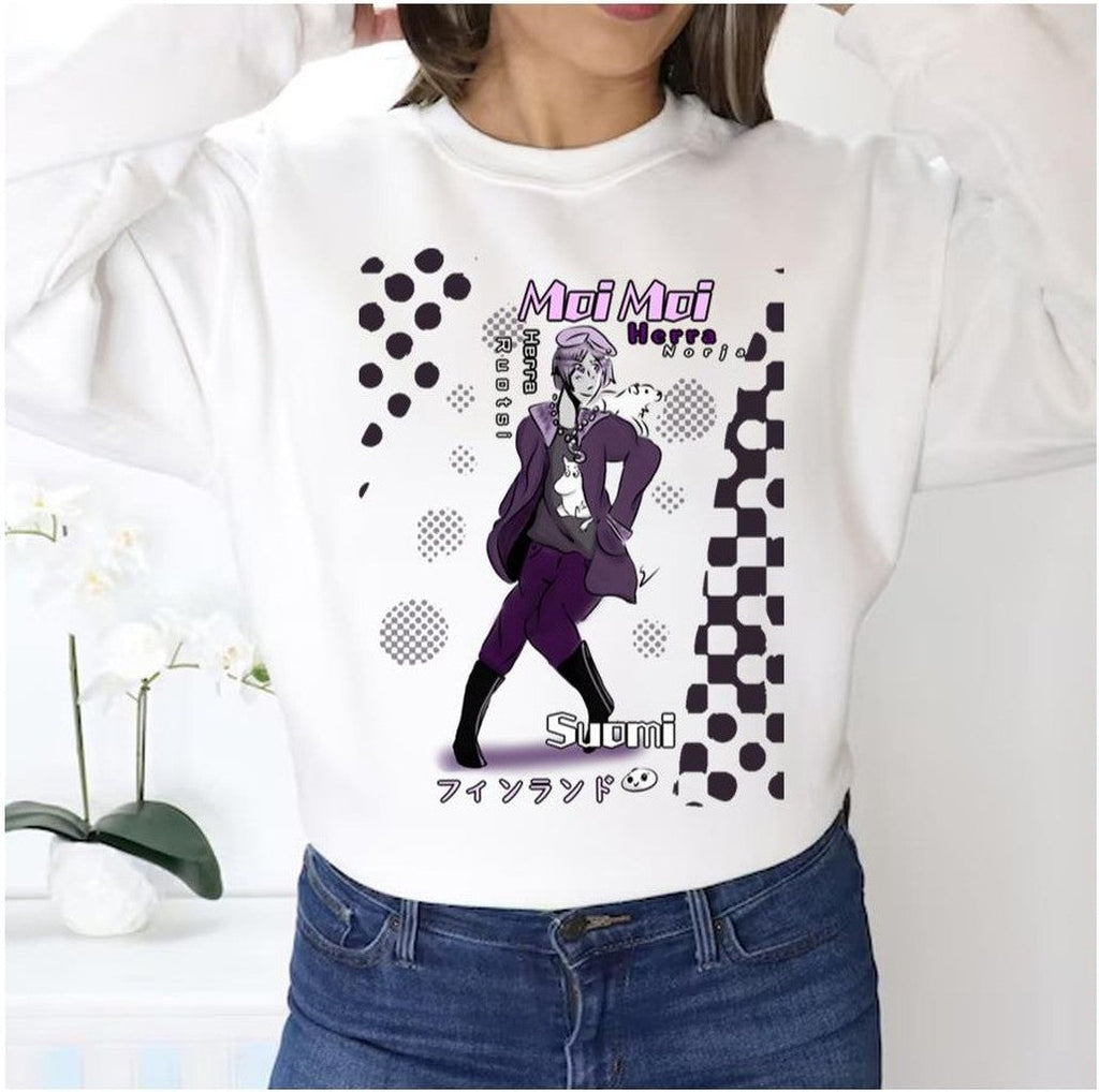 Suomi From Hetalia Axis Powers Unisex Sweatshirt