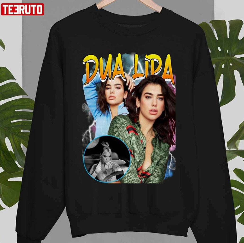 Portrait Design Dua Lipa Singer American Unisex Sweatshirt