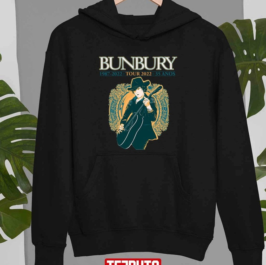 Spanish Singer Enrique Bunbury 1987-2022 Tour 2022 35 Anos Unisex T-Shirt