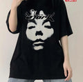 Bjork Homogenic Vintage Face Logo Black White Unisex T-shirt