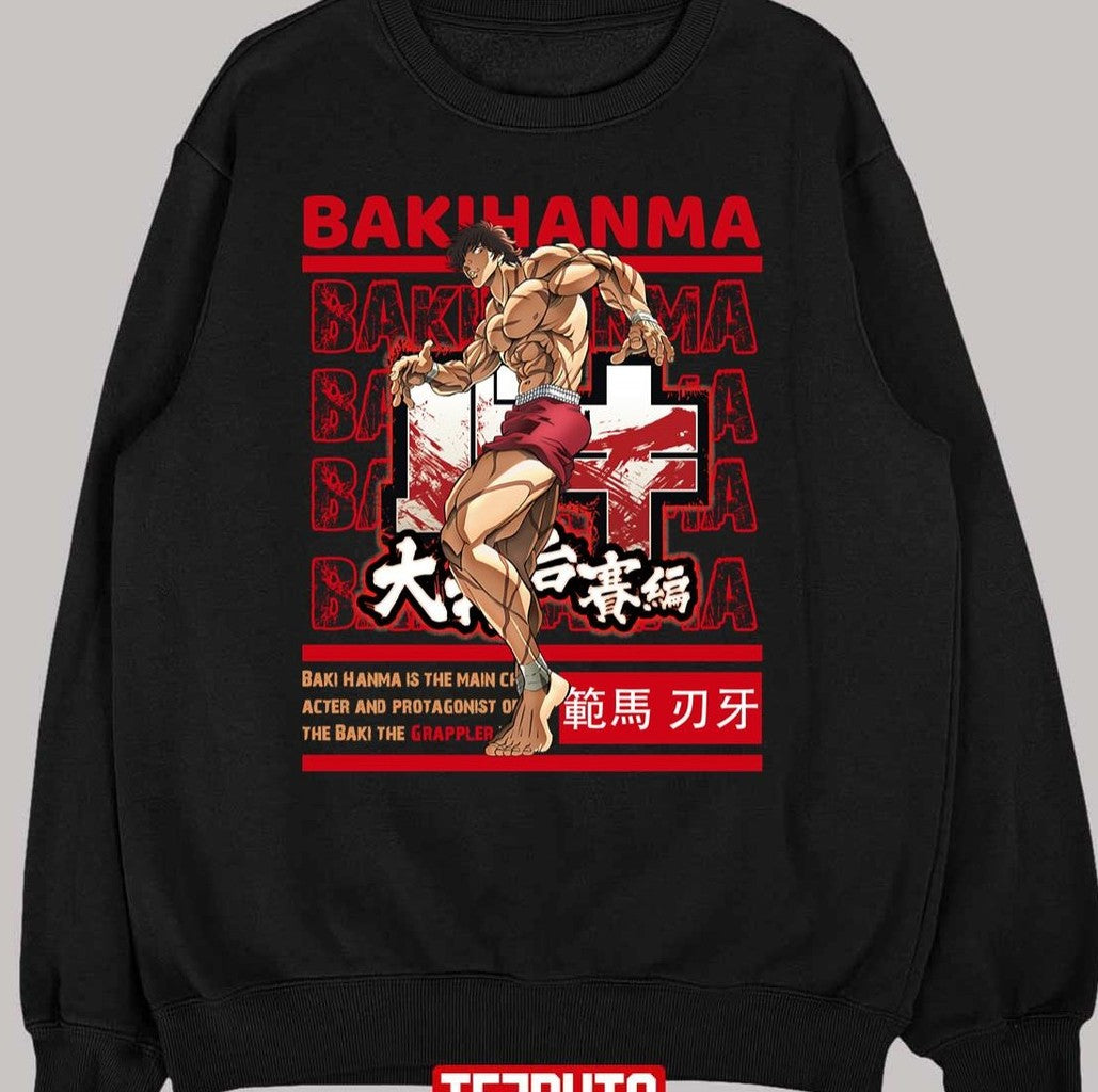 Baki Hanma The Grappler Profile Artwork Unisex T-Shirt