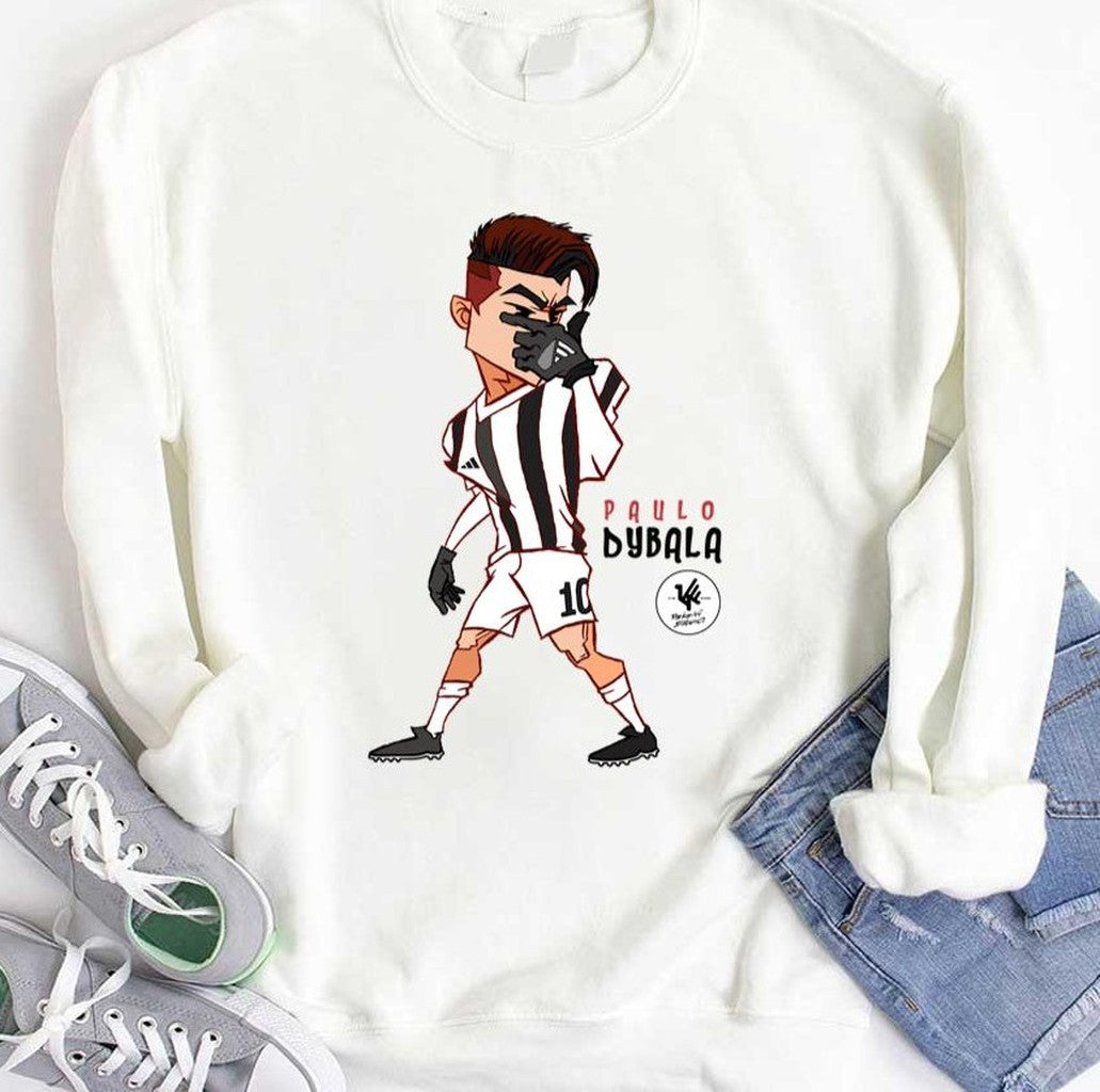 Paulo Dybala Cute Chibi Design Football Unisex T-Shirt
