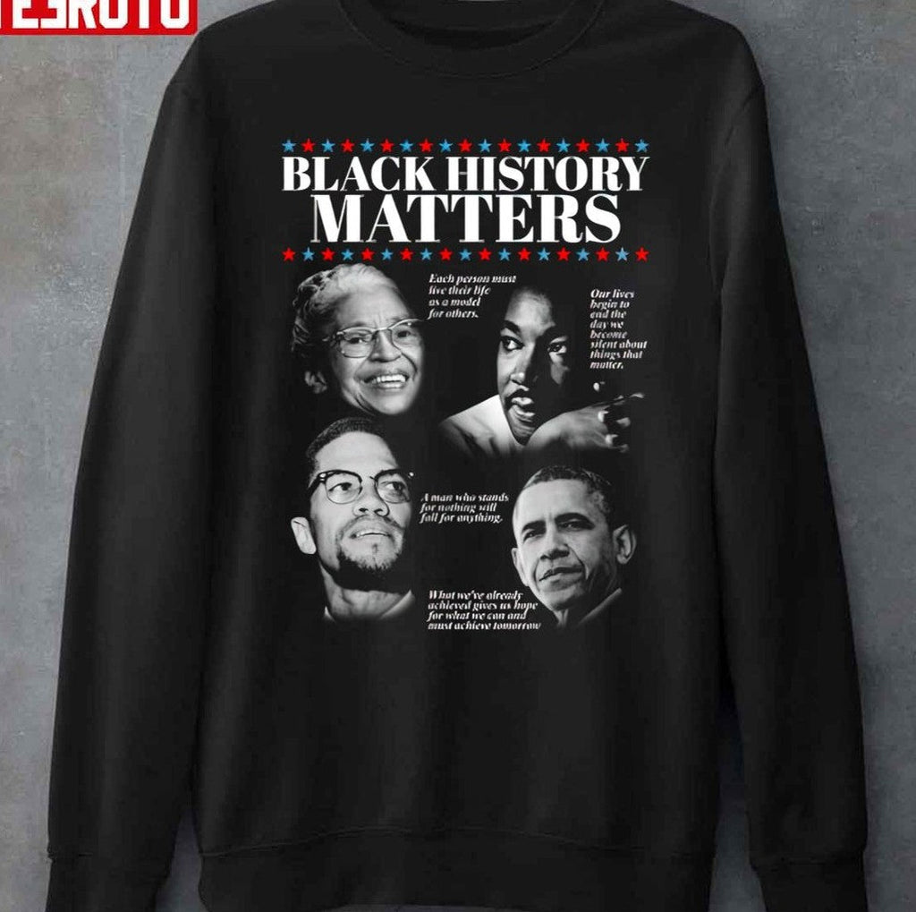 Black History Month Matters Civil Rights African Americans Unisex T-Shirt