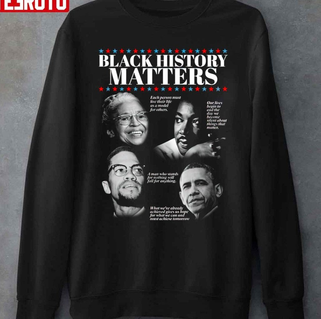 Black History Month Matters Civil Rights African Americans Unisex T-Shirt