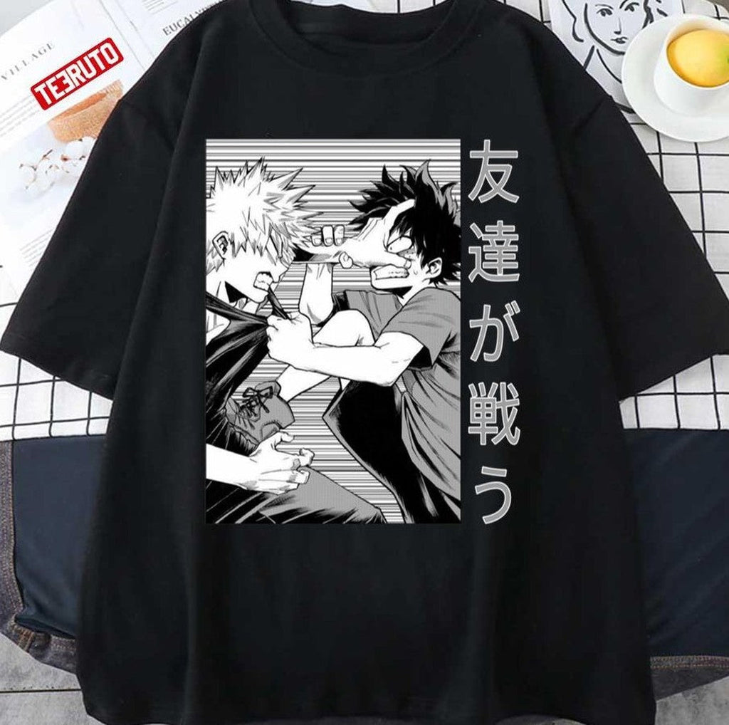 Bakugo And Midoriya My hero Academia Boku No Hero Academia Unisex T-shirt
