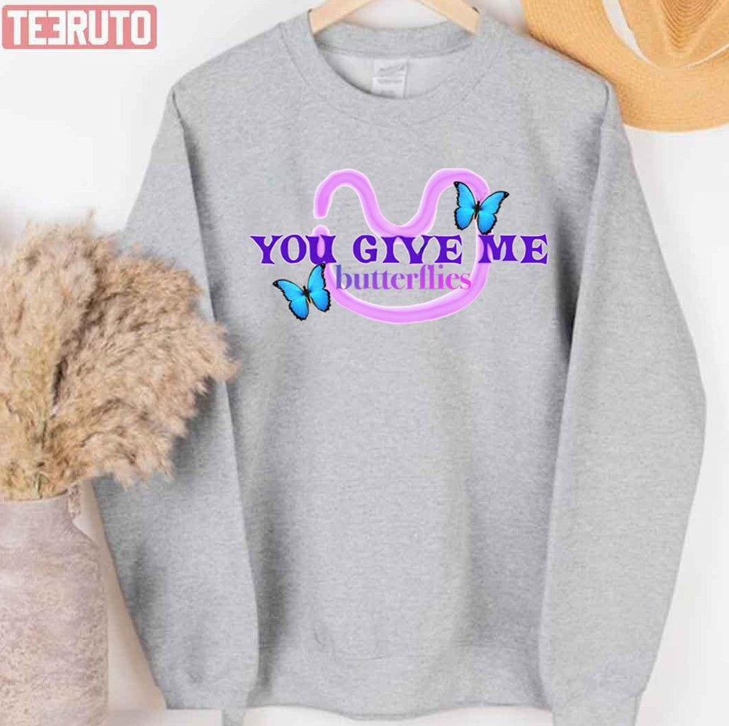 Attention You Give Me Butterflies Newjeans Unisex T-Shirt