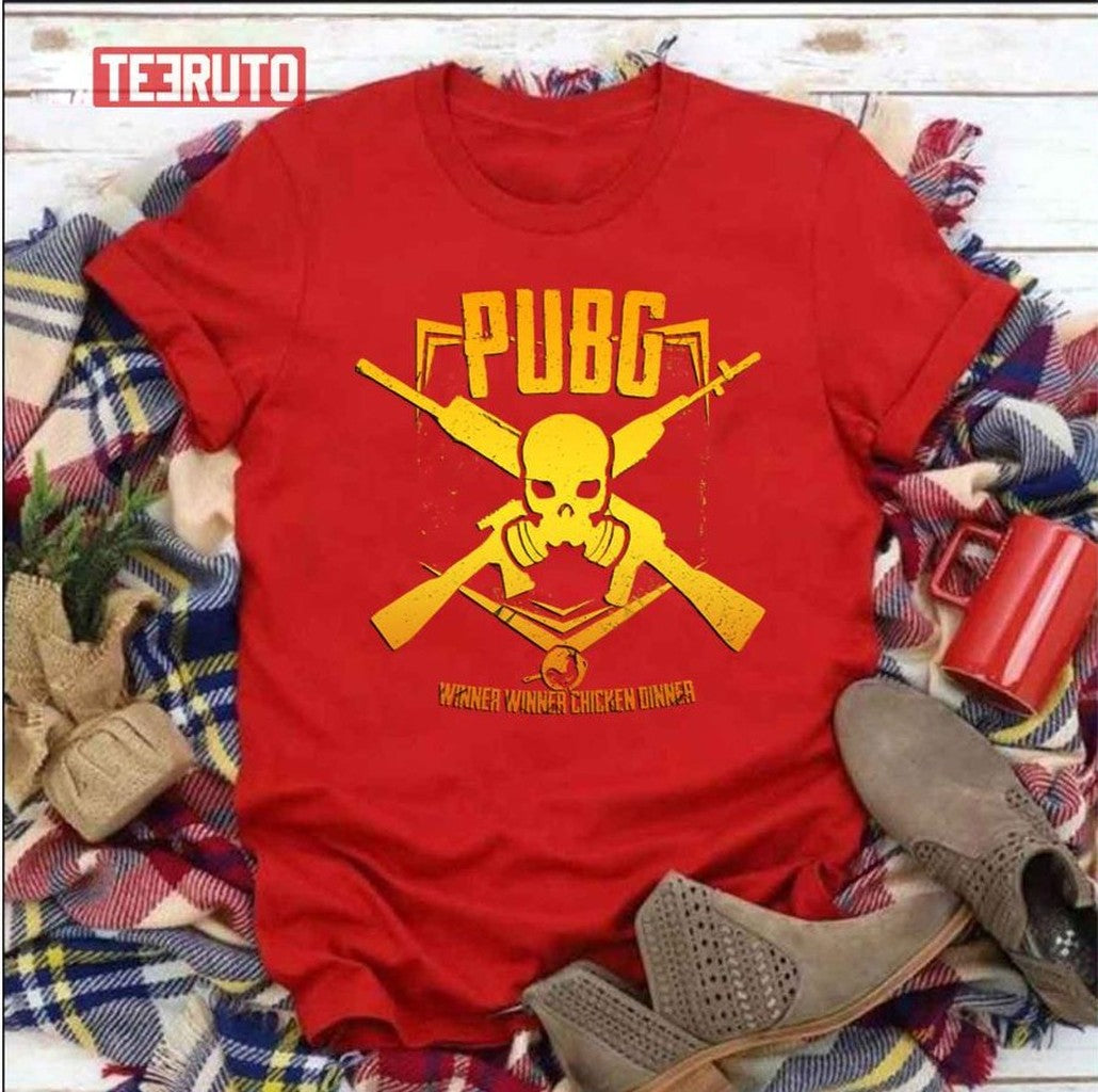 Pubg Emblem Gold Unisex T-Shirt