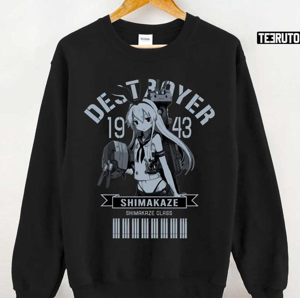 Shimakaze Destroyer 1943 Kancolle Unisex T-Shirt