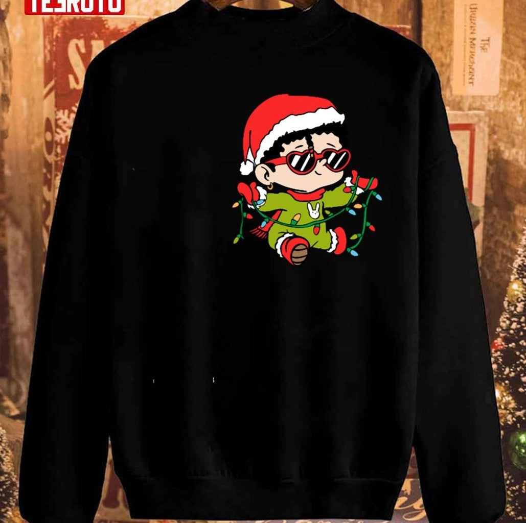 Bad Bunny Christmas Benito Una Verano Sin Ti Christmas Sweatshirt