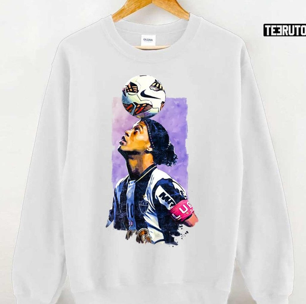 Soccer Ronaldinho Pop Art Brazil Unisex Sweatshirt