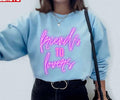 Pink Romance Novels Friends To Lovers Colleen Hoover Unisex Sweatshirt