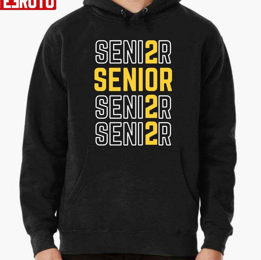 Senior Right Now All I Want To Do Is Graduate Yellow Unisex Sweatshirt