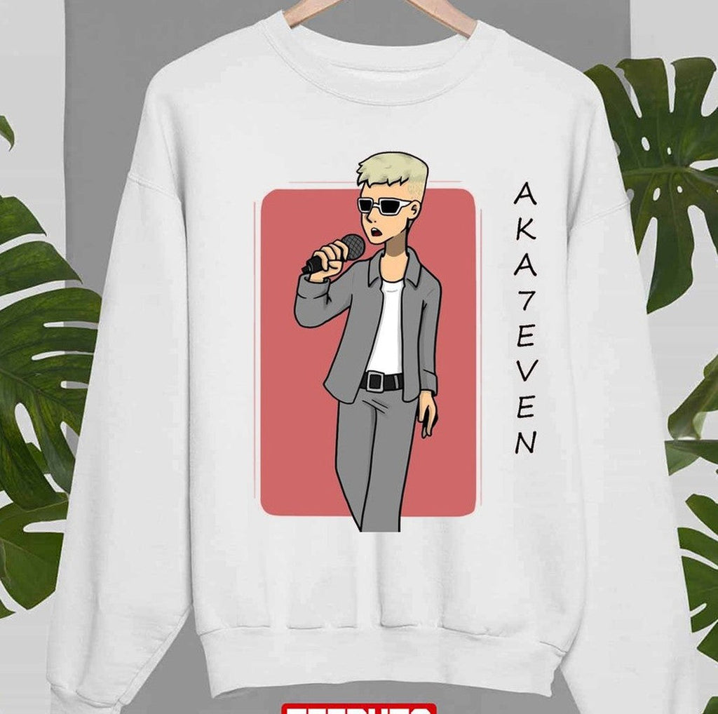 Animated Aka 7even Singer Design Unisex Sweatshirt