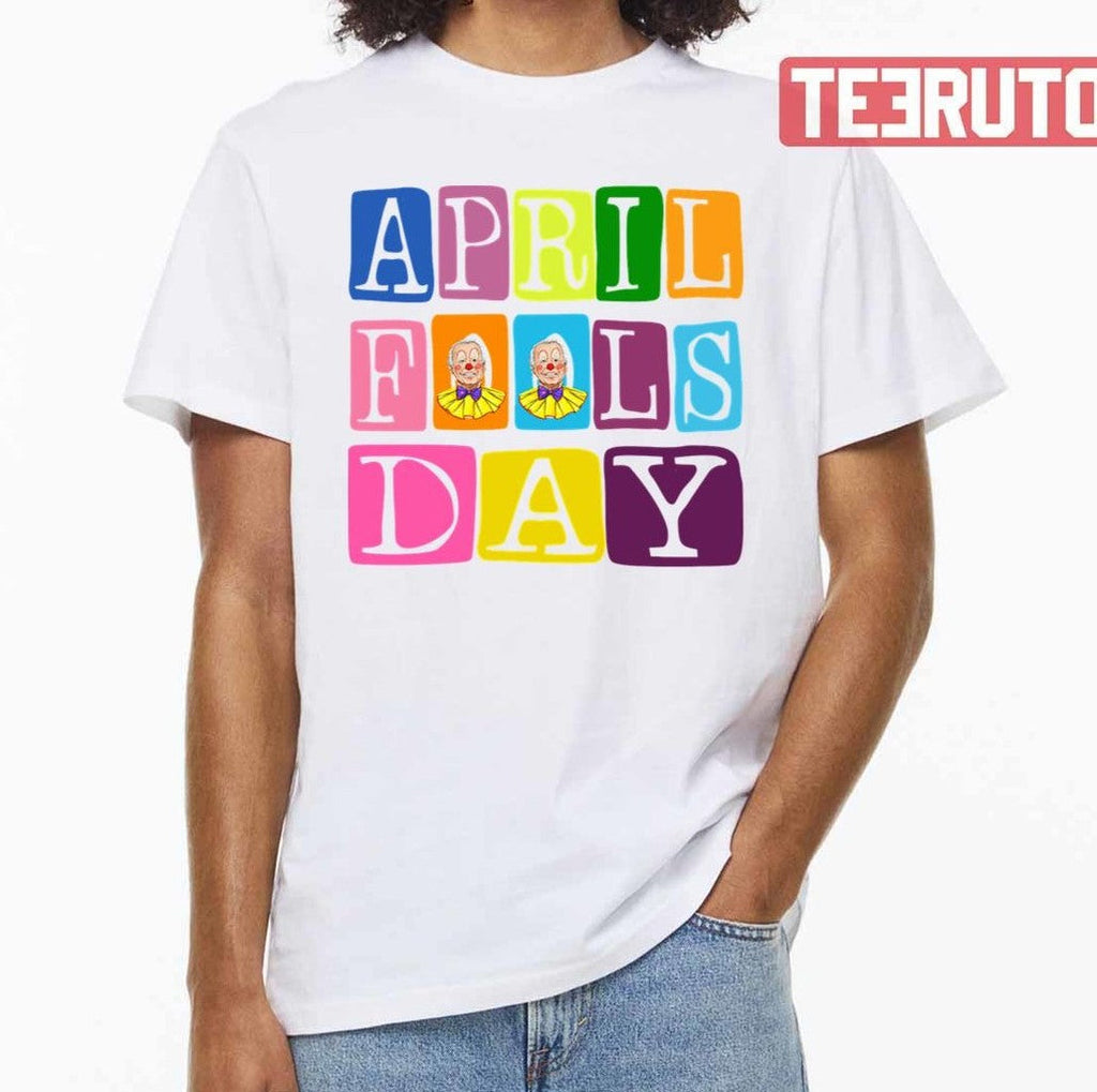 April Fools Day Cancelled Funny Joe Biden Clown Unisex T-shirt