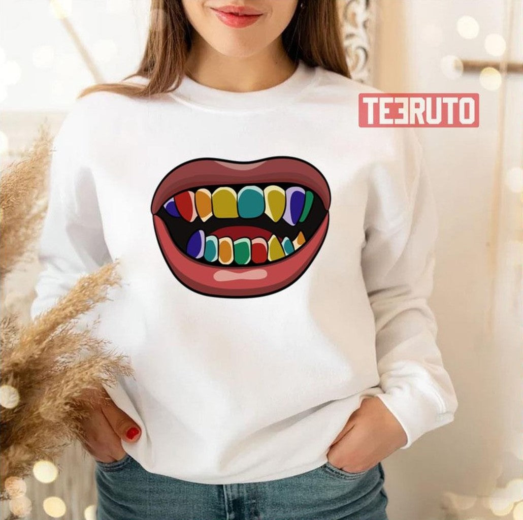 6ix9ine Colorful Teeth Unisex Sweatshirt