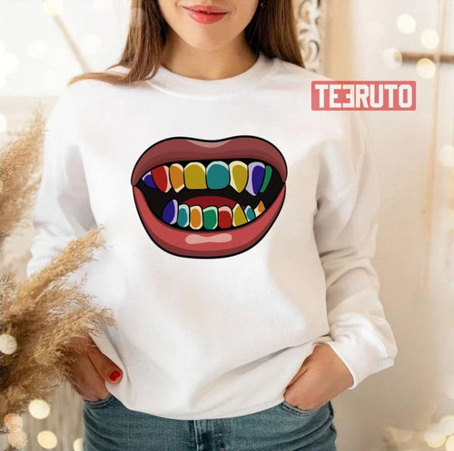 6ix9ine Colorful Teeth Unisex Sweatshirt