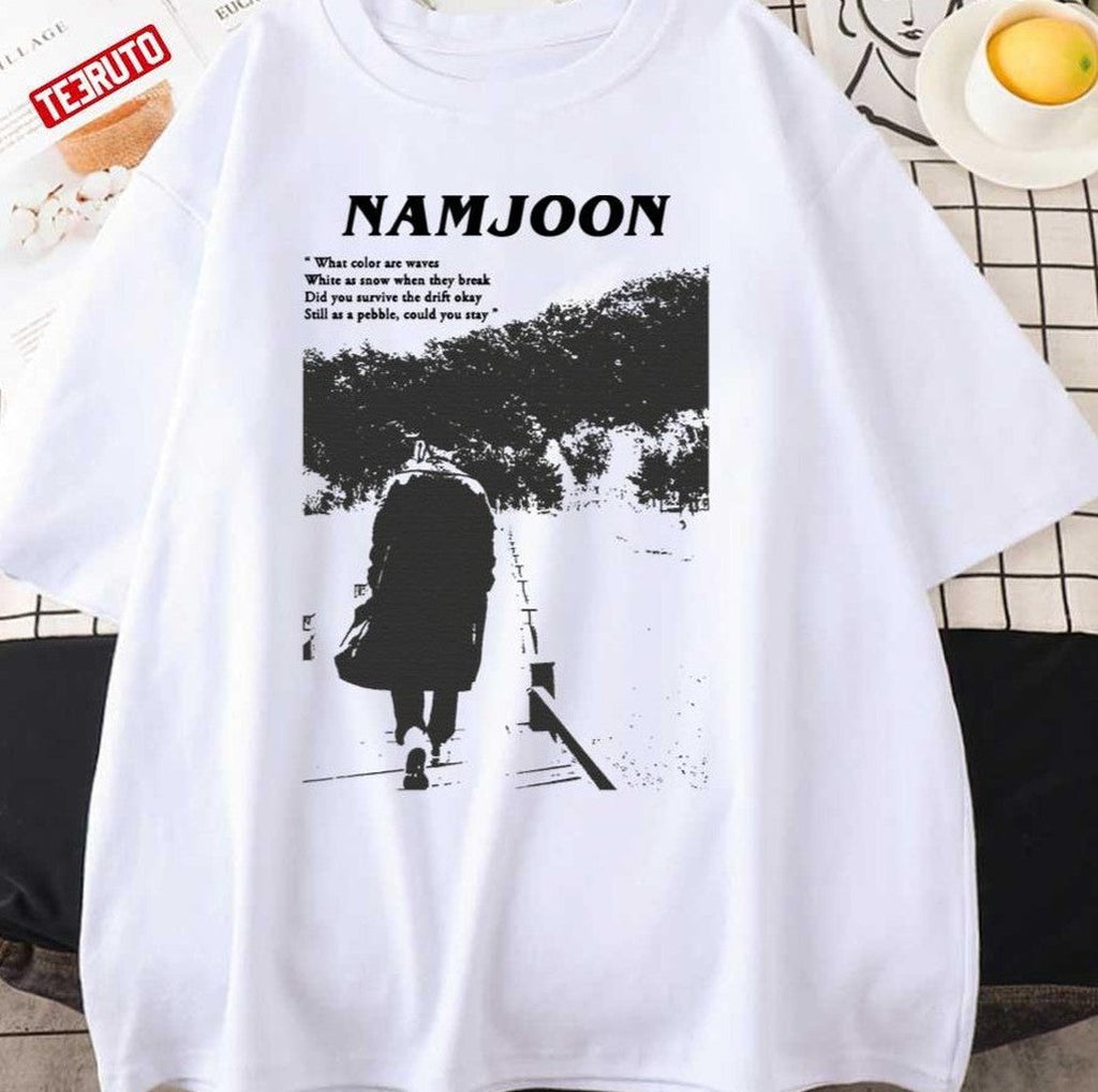 Namjooning What Color Are Waves Mono RM BTS Unisex T-shirt