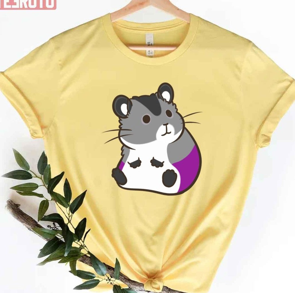 Asexual Lgbtq Pride Month Pride Hamster Unisex T-Shirt