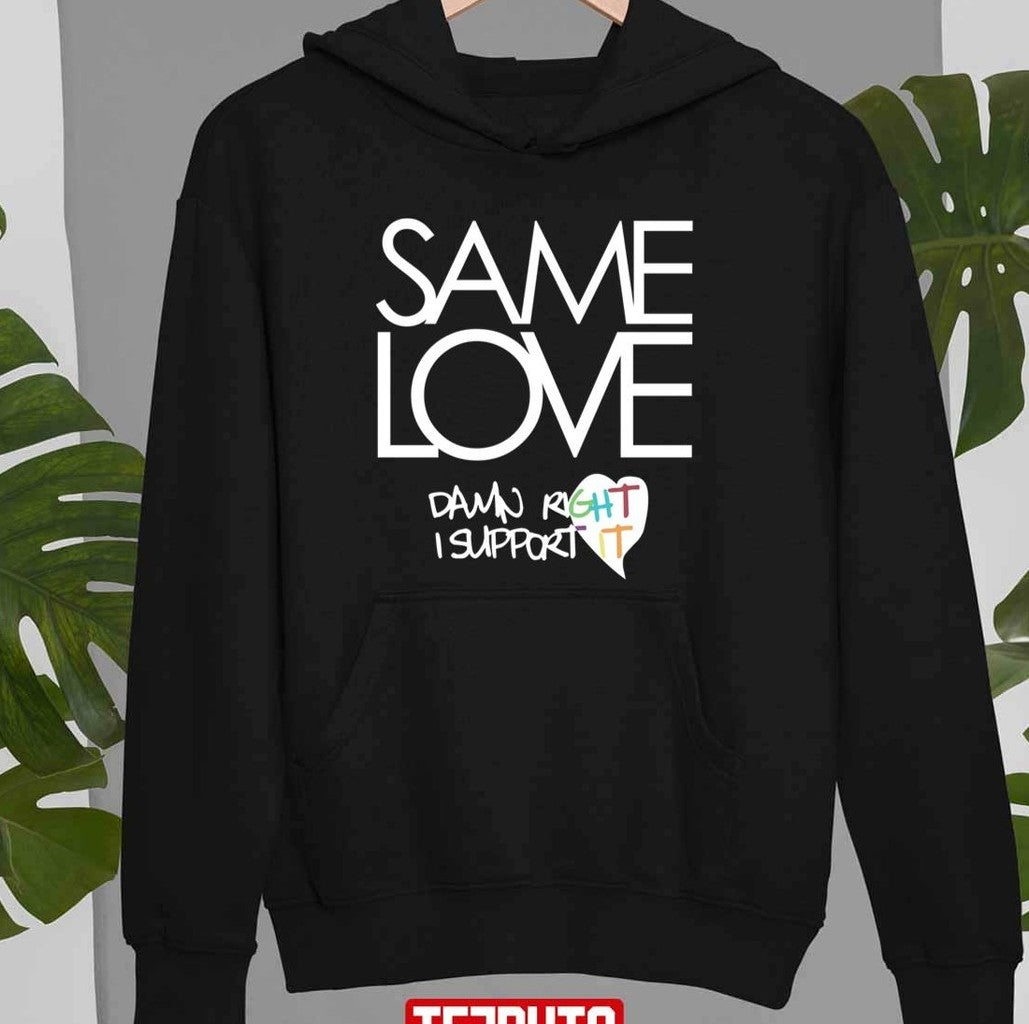 Same Love Macklemore Lyrics Dark Tops Unisex T-Shirt
