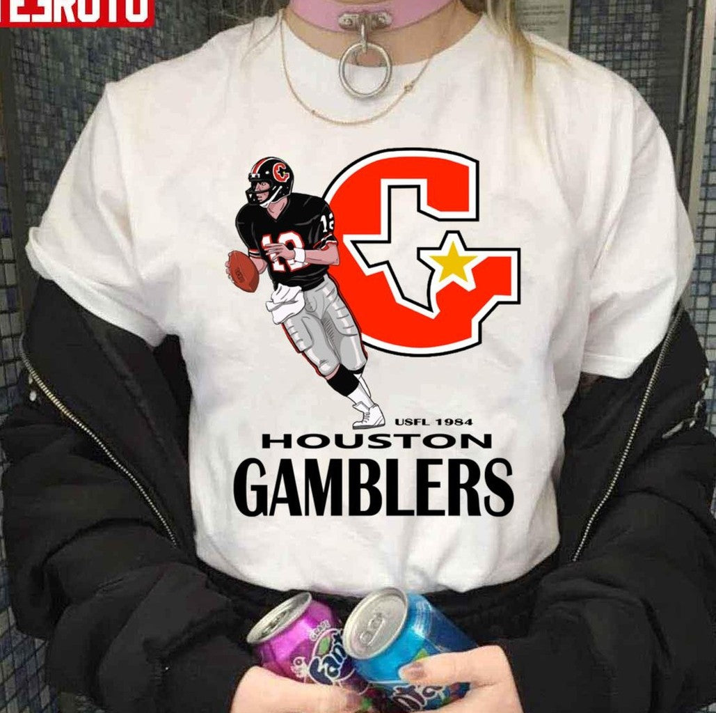 Retro Football Houston Gamblers Usfl Unisex Sweatshirt