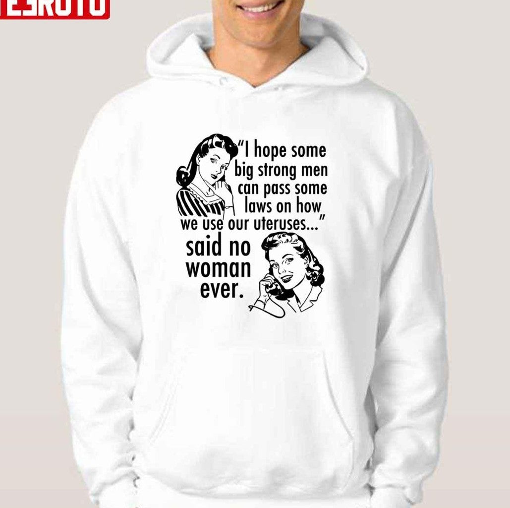 Pro Choice Vintage Humor Cartoon Quote Unisex T-Shirt