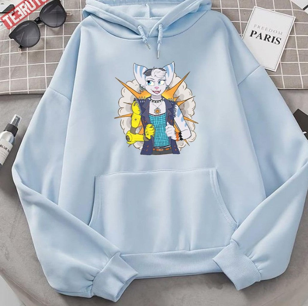 Rivet The Rebel Ratchet &amp; Clank Game Unisex Hoodie