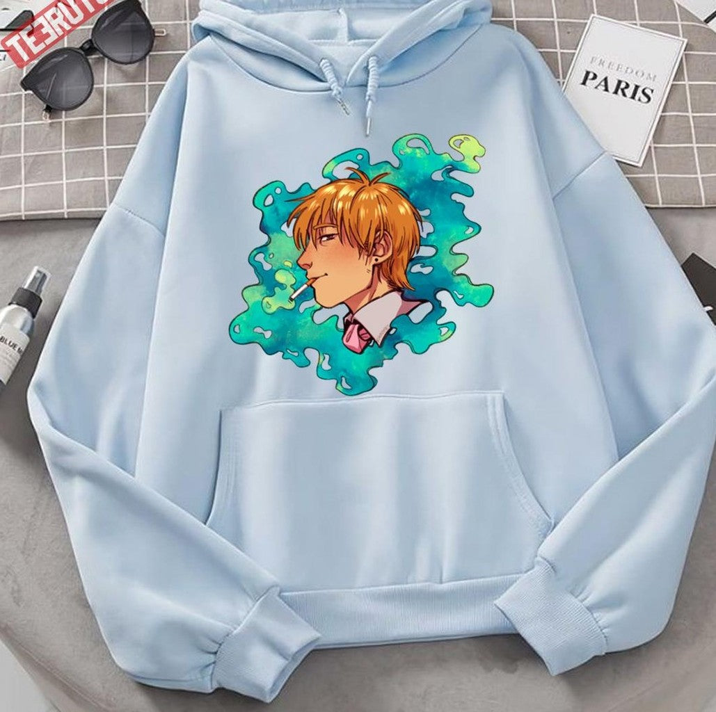 Reigen Fanart Smoke Mob Psycho 100 Unisex Hoodie