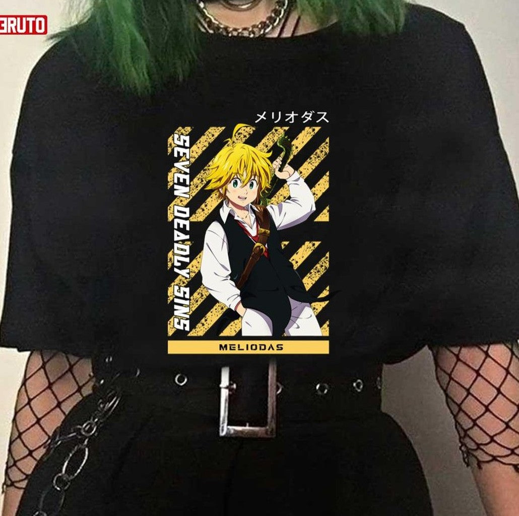 The Captain Meliodas Of The Seven Deadly Sins Vintage Unisex T-Shirt