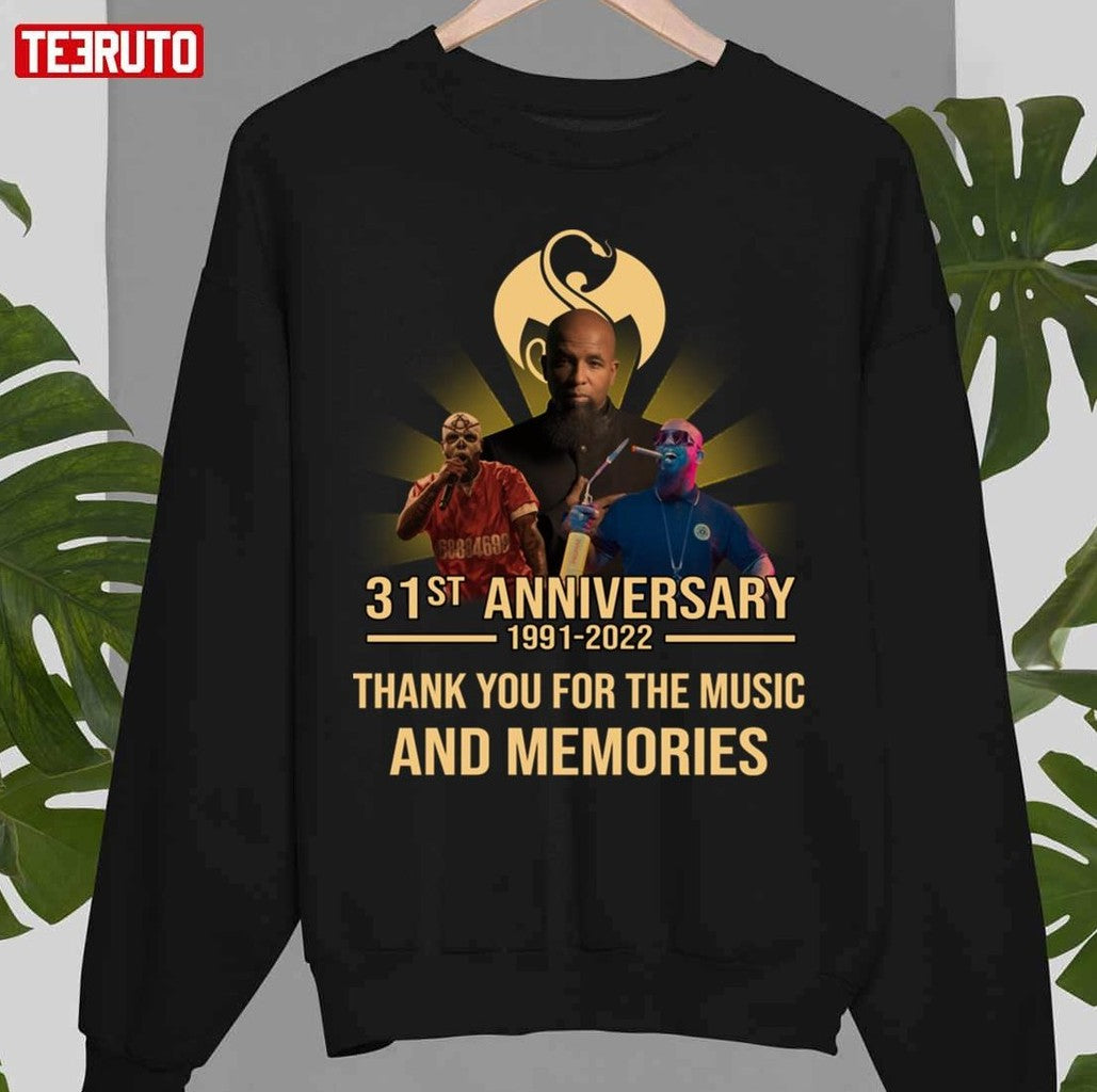 Tech N9ne 31st Anniversary 19912022 Thank You For Memories Signature Unisex T-Shirt