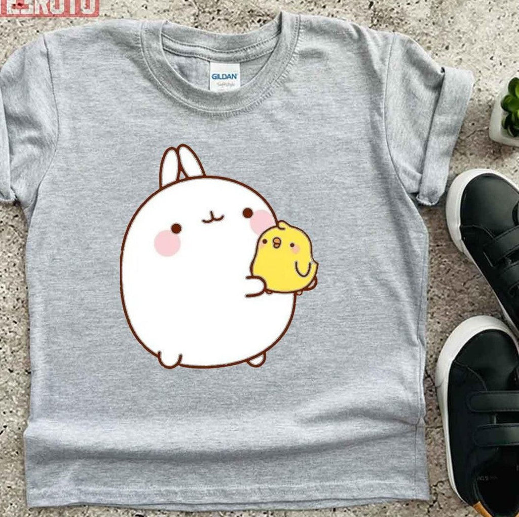 Molang And A Little Friend Piu Piu Unisex T-Shirt