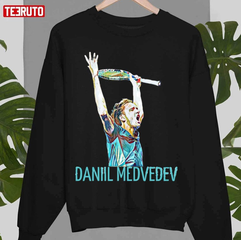 Tennis Player Daniil Medvedev Russian Tennis Unisex Sweatshirt