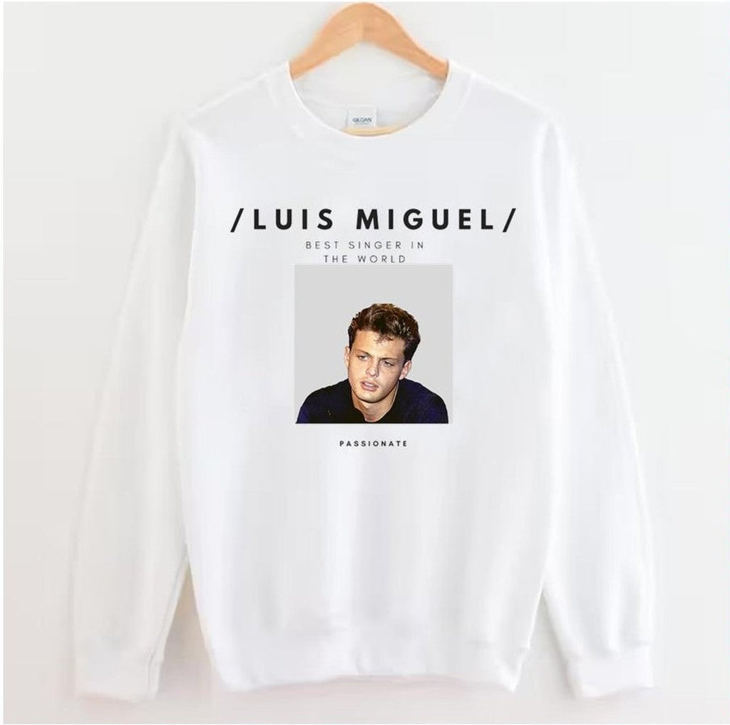 Passionate Singer Luis Miguel Premium Unisex Sweatshirt