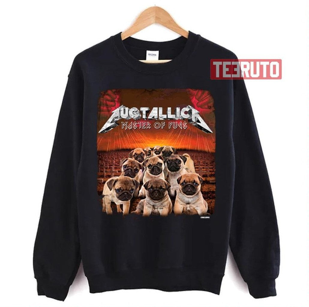 Pugtallica Metal Band Unisex T-Shirt