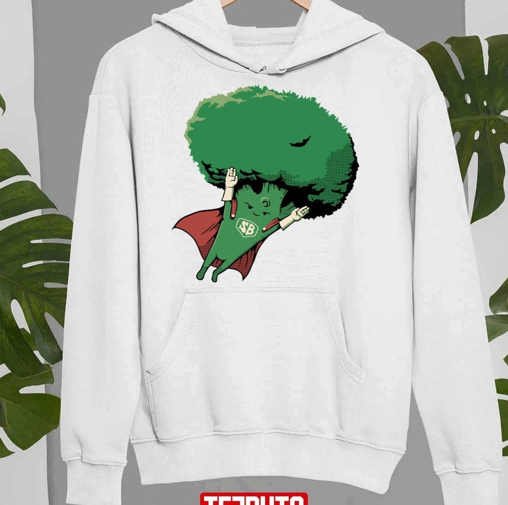 Super Broccoli Vegan Hero By Tobe Fonseca Unisex Sweatshirt