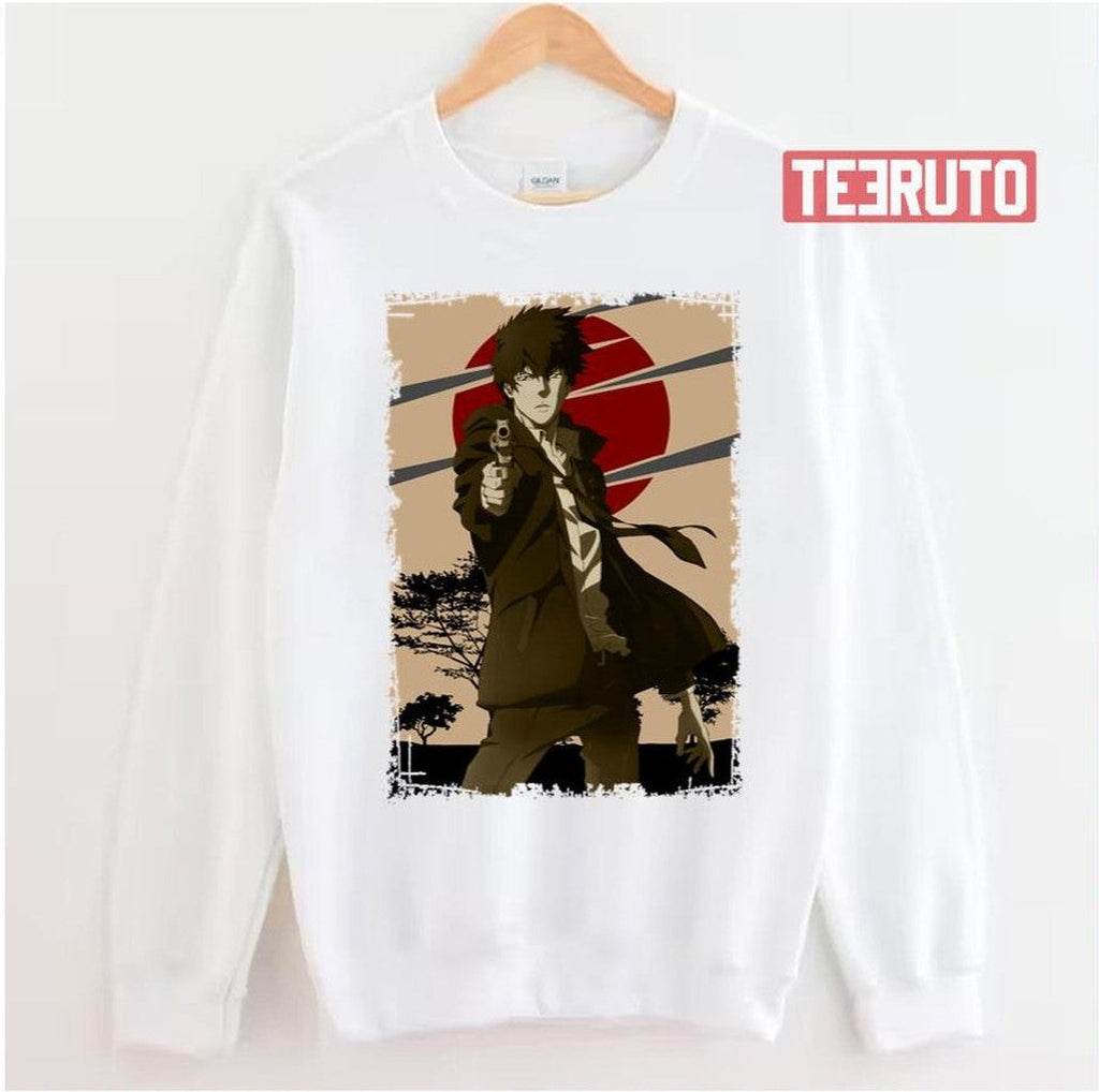 Shinya Kogami Psycho Pass Saiko Pasu Retro Landscape Unisex Sweatshirt