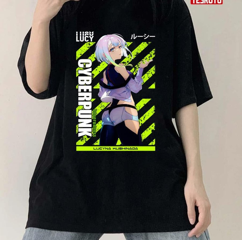 Secy Lucy Cyberpunk Graphic Unisex T-shirt