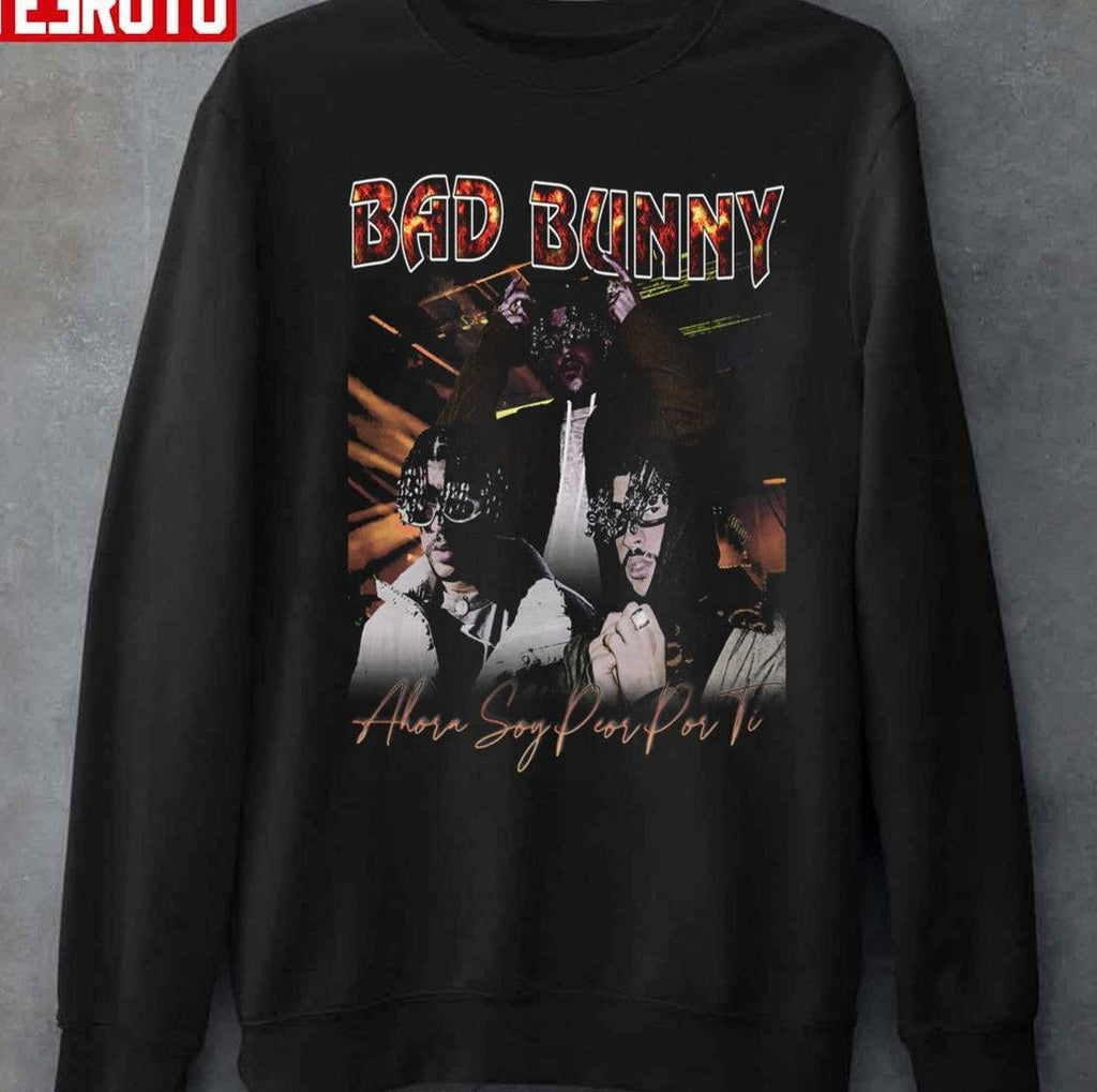 Bad Bunny Vintage 90s Latino Rapper Unisex T-Shirt