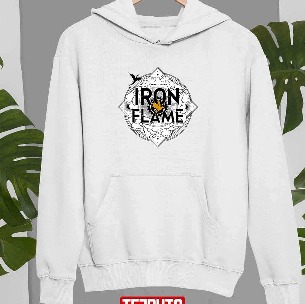 Novel Art Iron Flame Unisex Sweatshirt