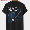 Navy Art Nasa Dart Double Asteroid Redirection Test Unisex T-shirt