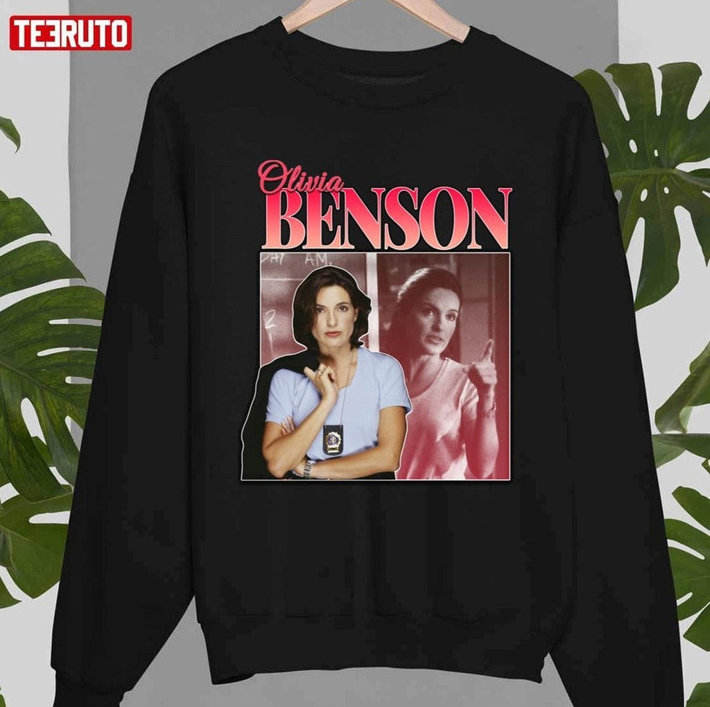 Olivia Benson 90s Inspired Vintage Law &amp; Order Design Unisex T-shirt