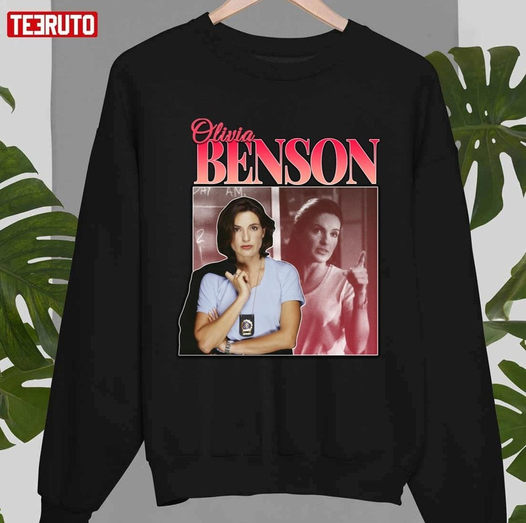 Olivia Benson 90s Inspired Vintage Law &amp; Order Design Unisex T-shirt
