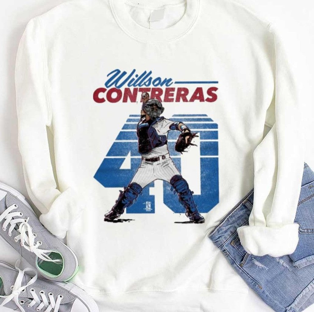 Baseball Catcher Willson Contreras MLB Chicago Unisex T-Shirt