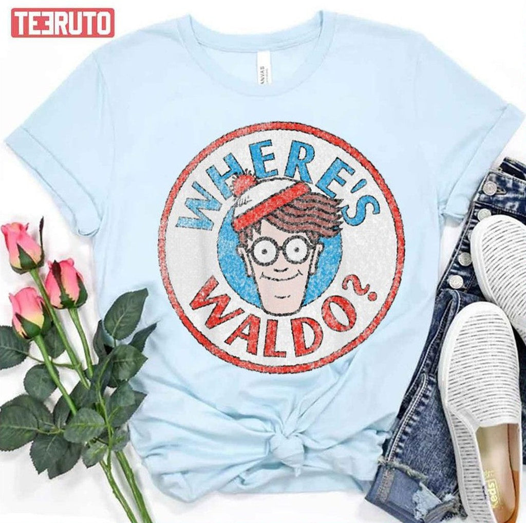 Round Logo Where's Waldo Waldo Unisex T-Shirt