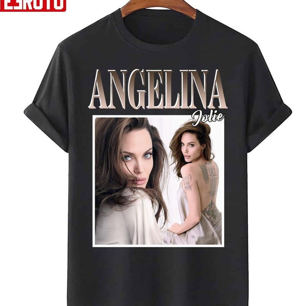 Angelina Jolie Vintage 90s Unisex T-Shirt