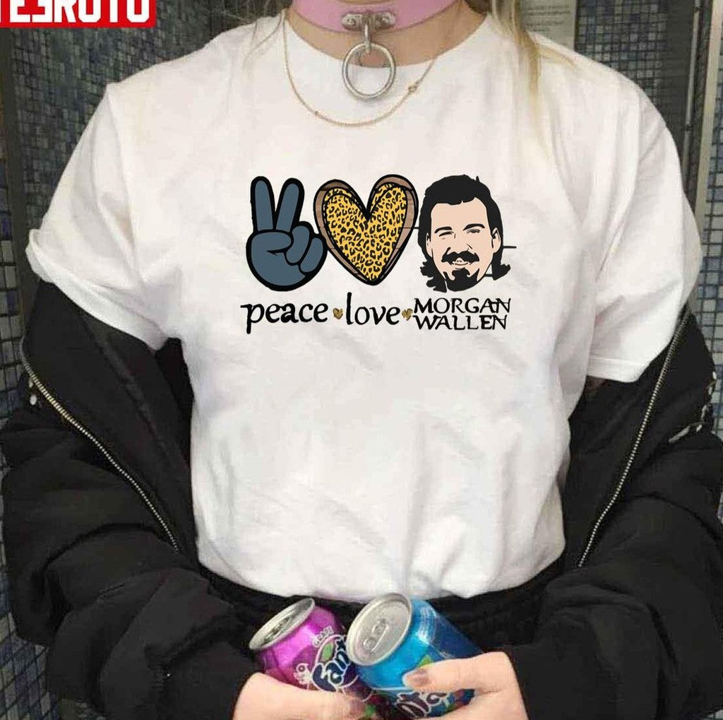 Peace Live Morgan W MW Music Unisex T-shirt