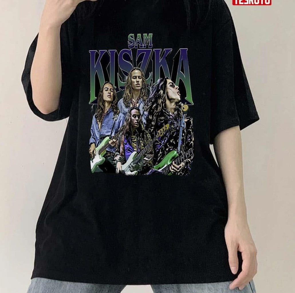 Sam Kiszka Strange Horizons 2021 Rock Band Greta Van Fleet Vintage Unisex T-Shirt