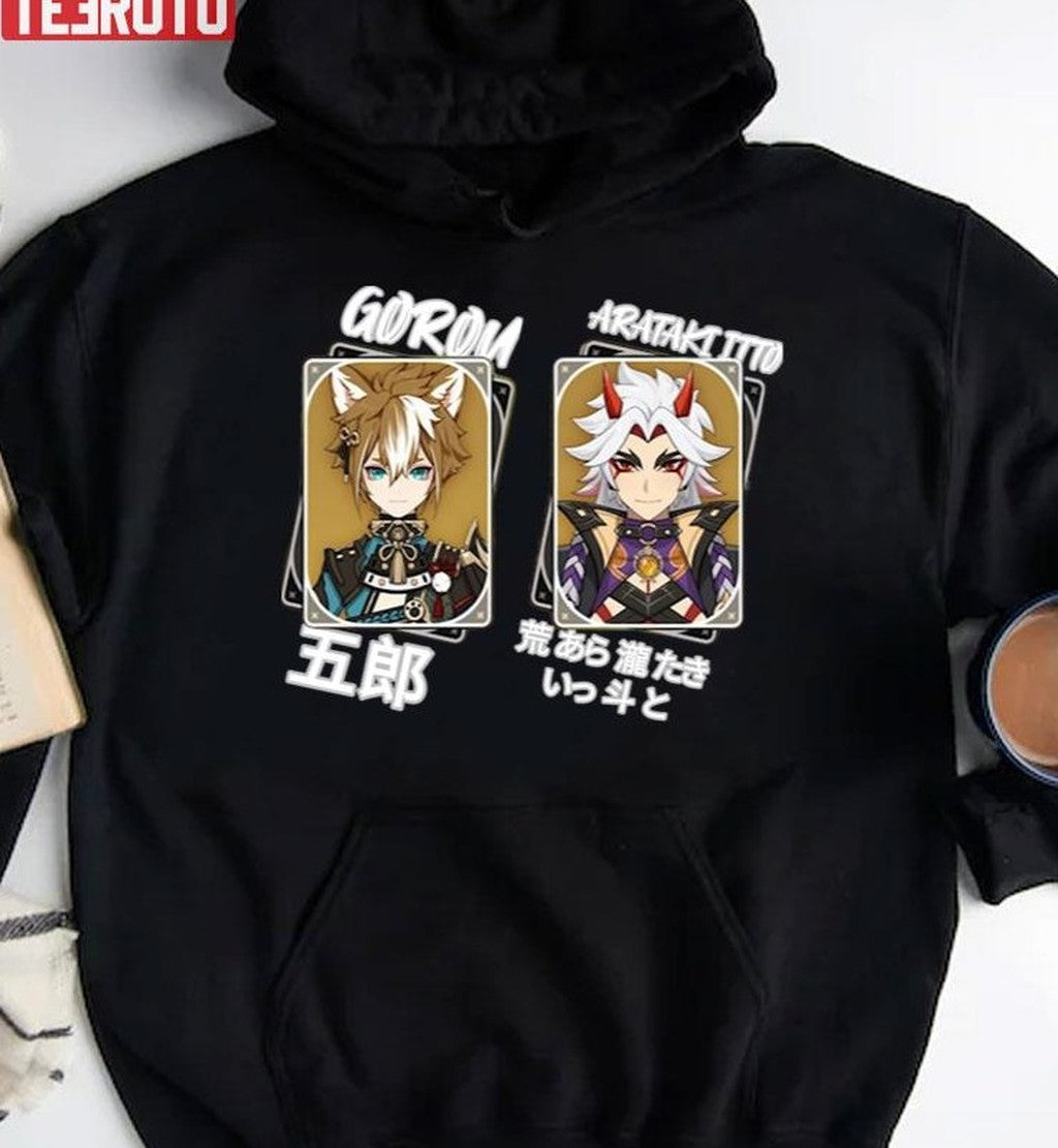 Arataki Itto And Gorou Genshin Impact Unisex T-Shirt
