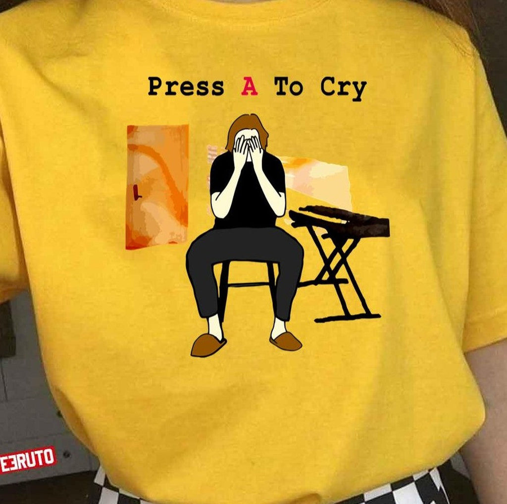 Press A To Cry Bo Burnham Inside New Song Unisex T-Shirt
