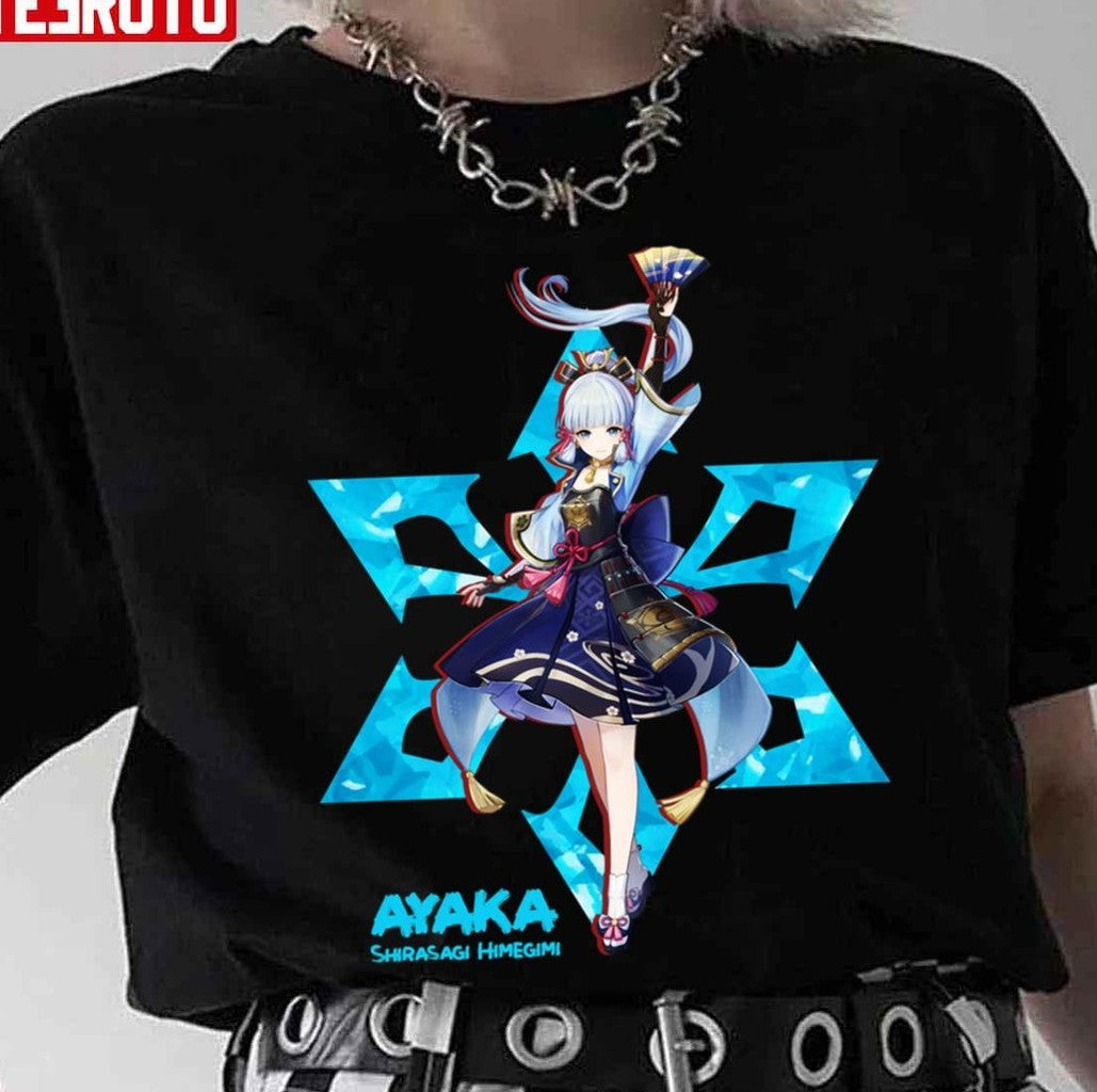 Ayaka Genshin Impact Dignified Girl Unisex T-Shirt