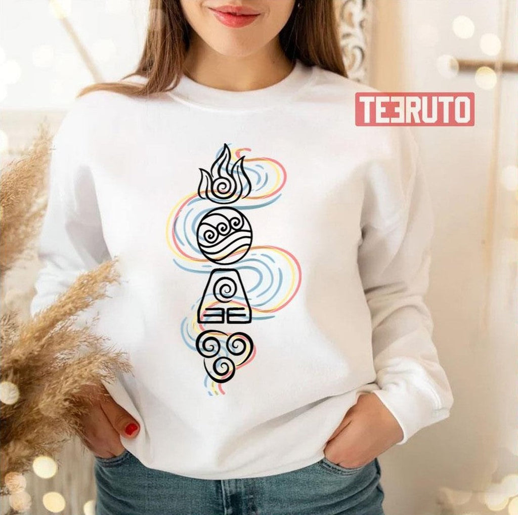 Nations Colors Avatar The Last Airbender Unisex Sweatshirt